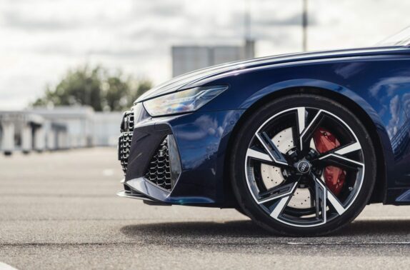 Blue Audi